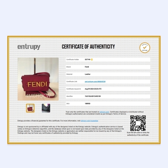 Authentic Fendi Phone Holder - Picture 8 of 8